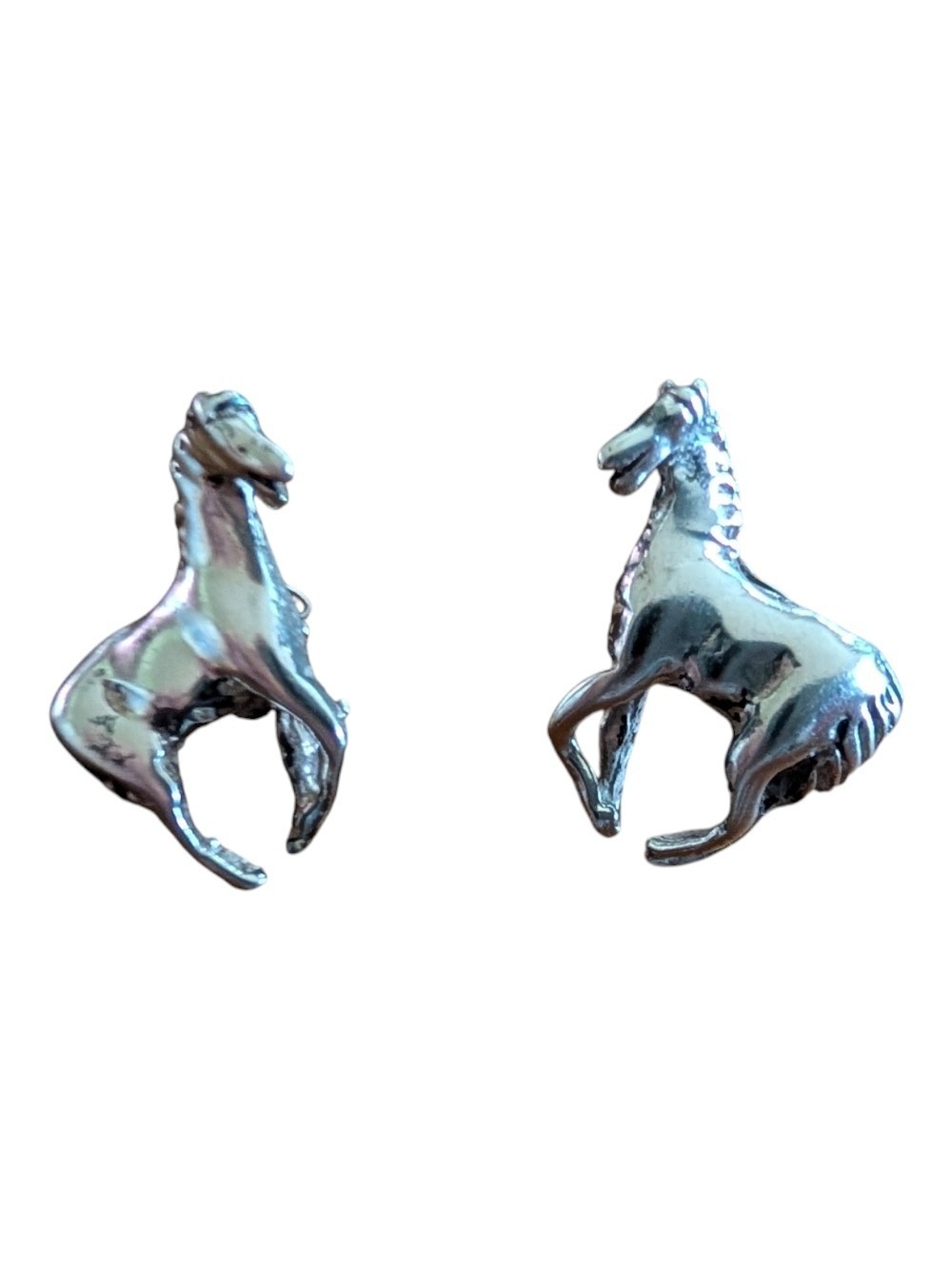Sterling Silver Horse Earrings